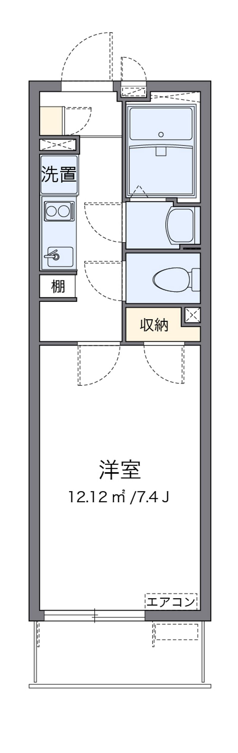 クレイノクーラ　ルガル 間取り