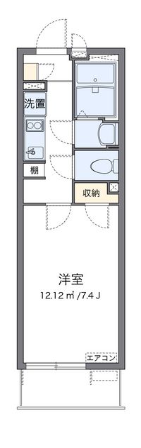 クレイノクーラ　ルガル 間取り図