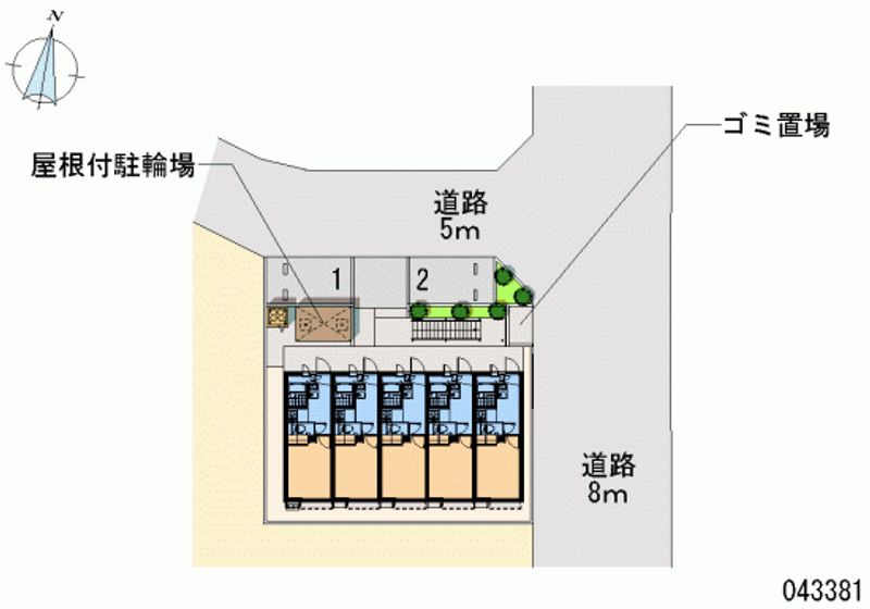 レオパレスＧＬＯＲＹ湘南 月極駐車場