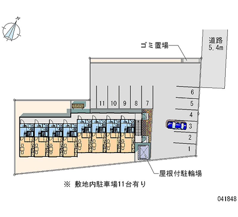 41848 bãi đậu xe hàng tháng