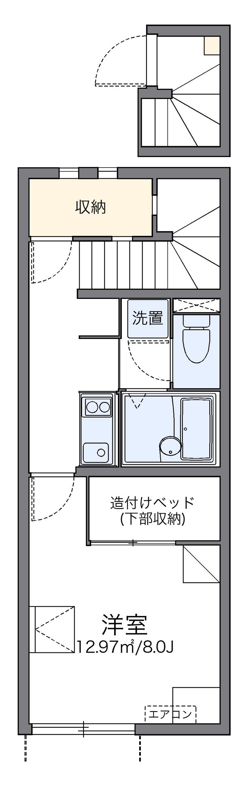 レオネクスト天神町Ⅱ 間取図