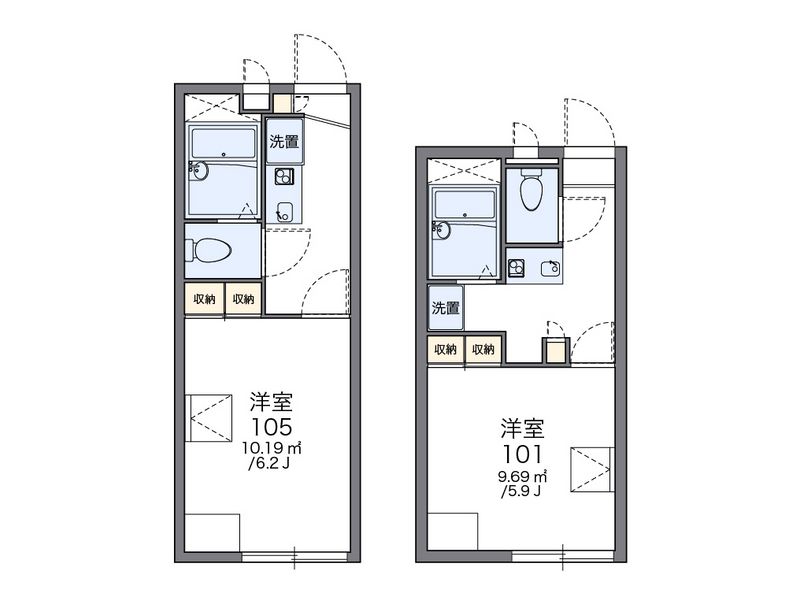 レオパレスラ・ボールしいのき 間取図