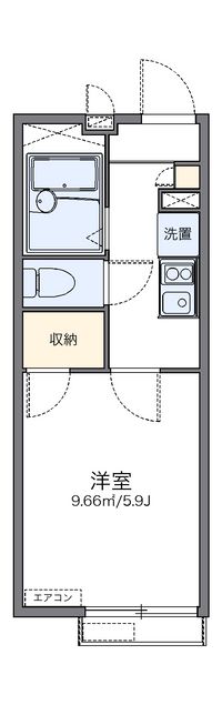 レオパレスマリンドゥシャンス 間取り図