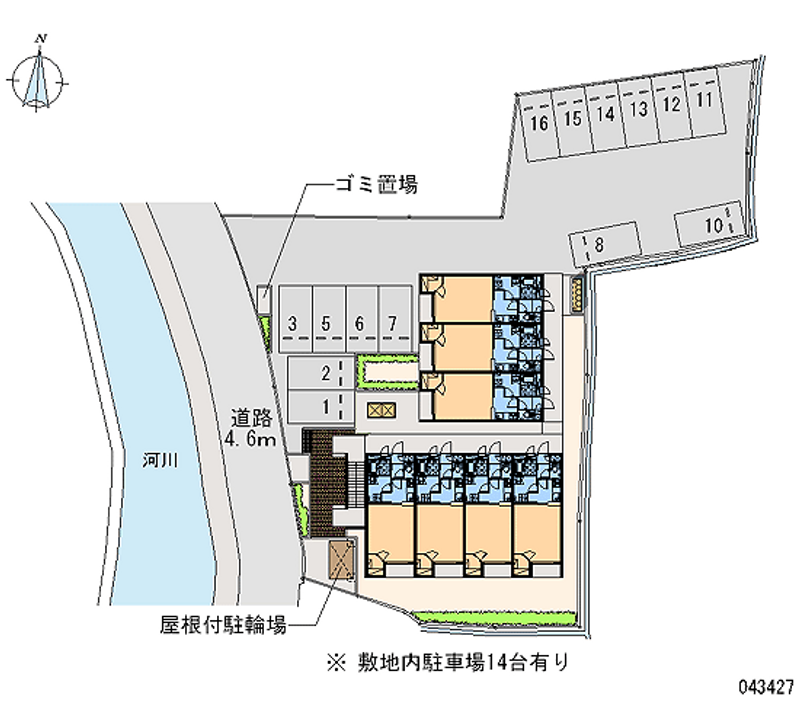 43427 Monthly parking lot