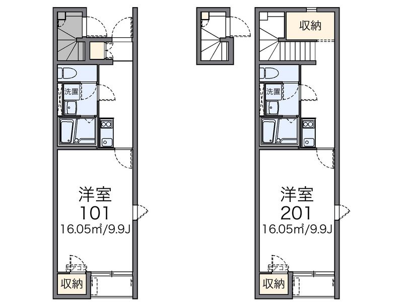 レオネクストサティⅠ 間取図