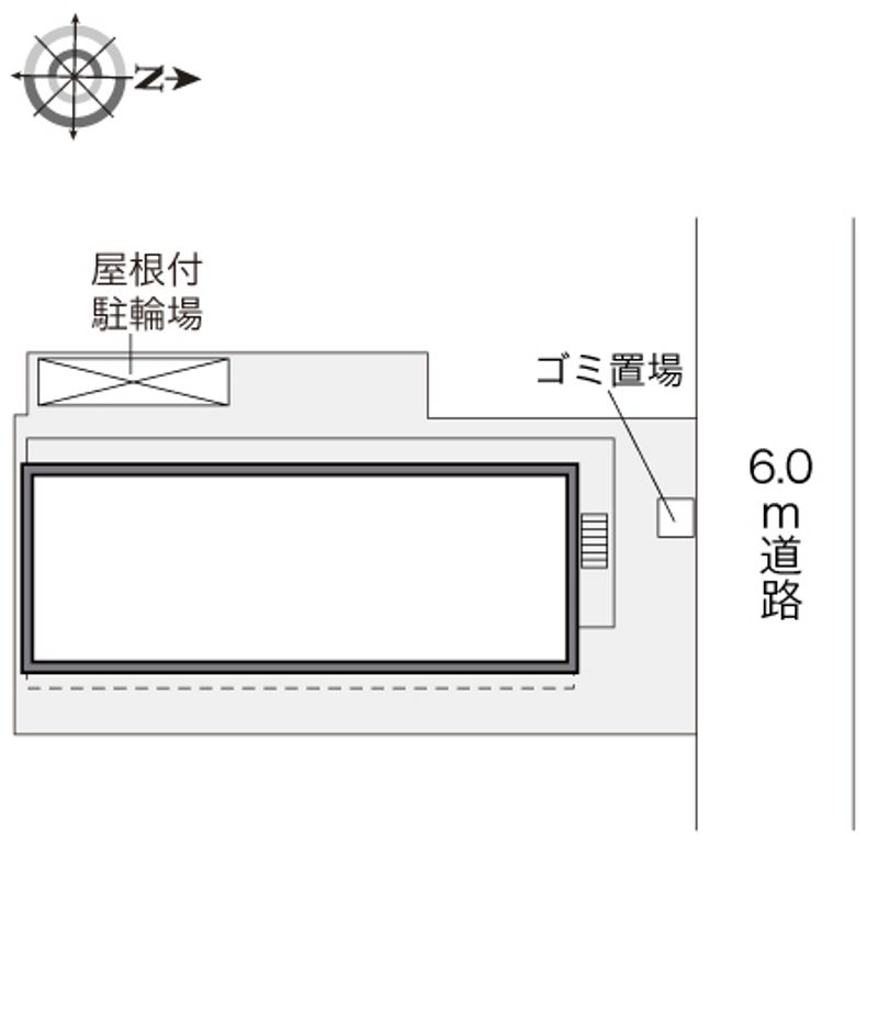 レオパレスヴィラ　ラビニア 配置図