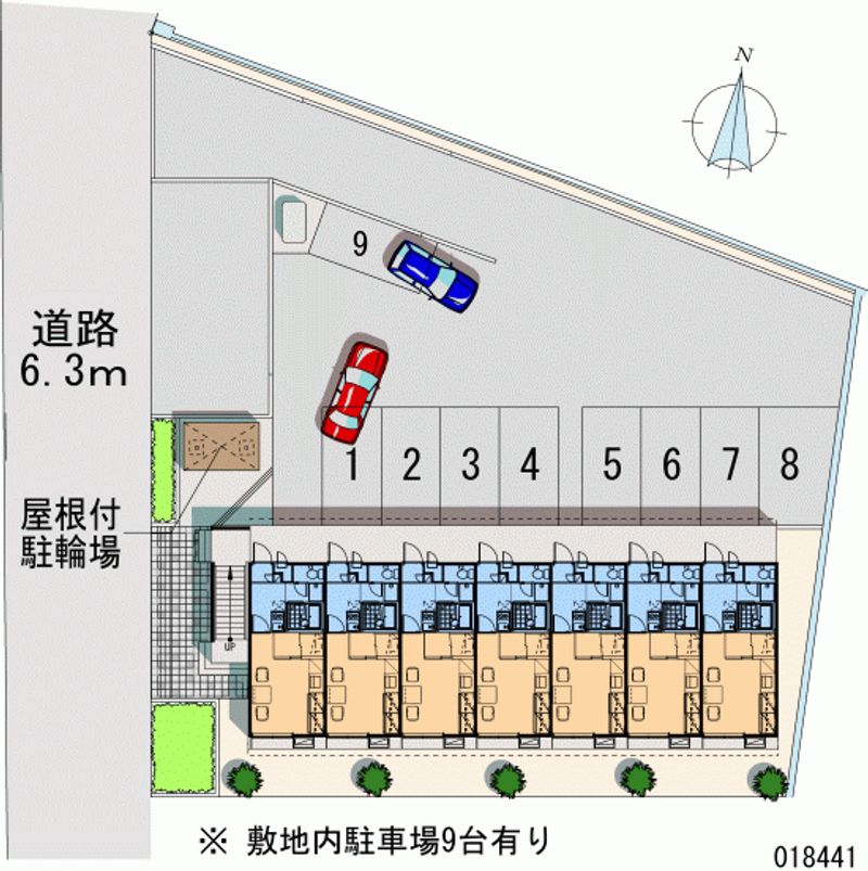 18441 Monthly parking lot