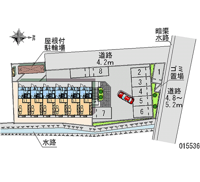 15536 Monthly parking lot