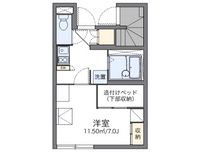 レオパレスやまぶき 間取り図