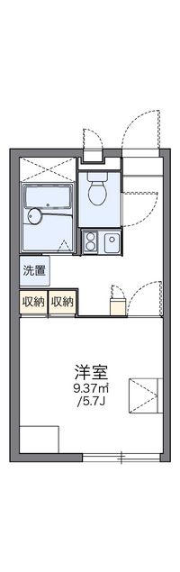 レオパレス西船ガーデンコート 間取り図