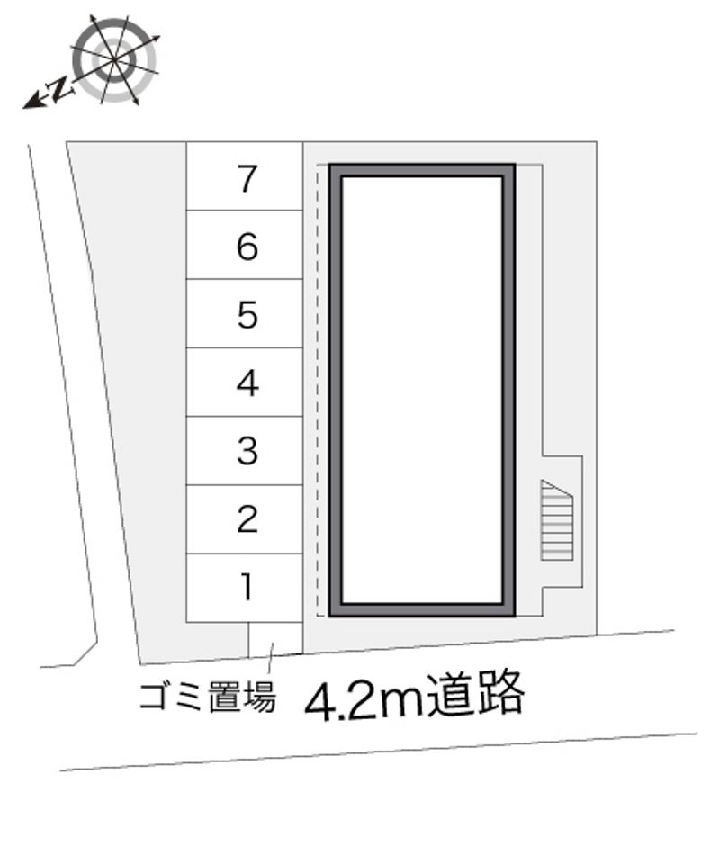 レオパレスプルミエール 配置図