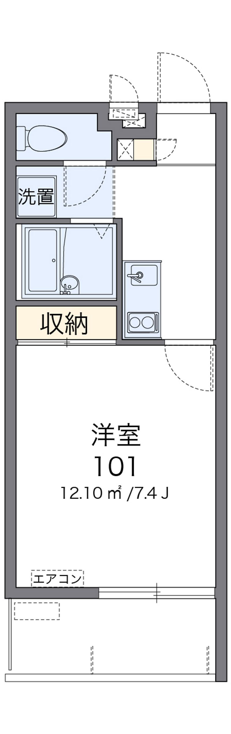 クレイノかりゆしⅡ 間取図