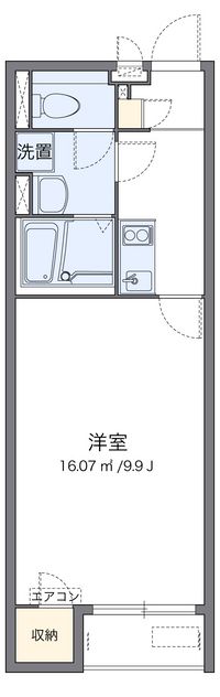 クレイノＢＡＭＢＯＯ 間取り図