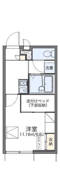 レオパレスさくら 間取り図