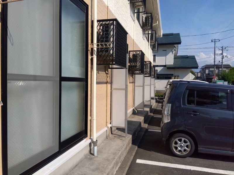 レオパレスユウキ 庭