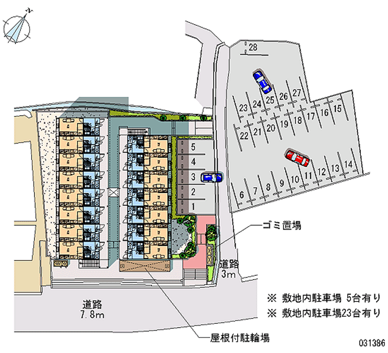 31386 Monthly parking lot