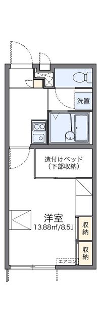 レオパレスＦｕｅｎｔｅ　Ⅱ 間取り図