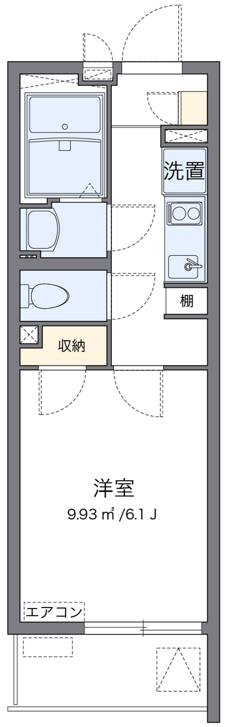 クレイノ緑園 間取図