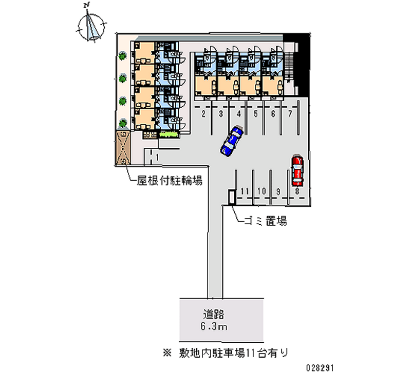 28291 Monthly parking lot