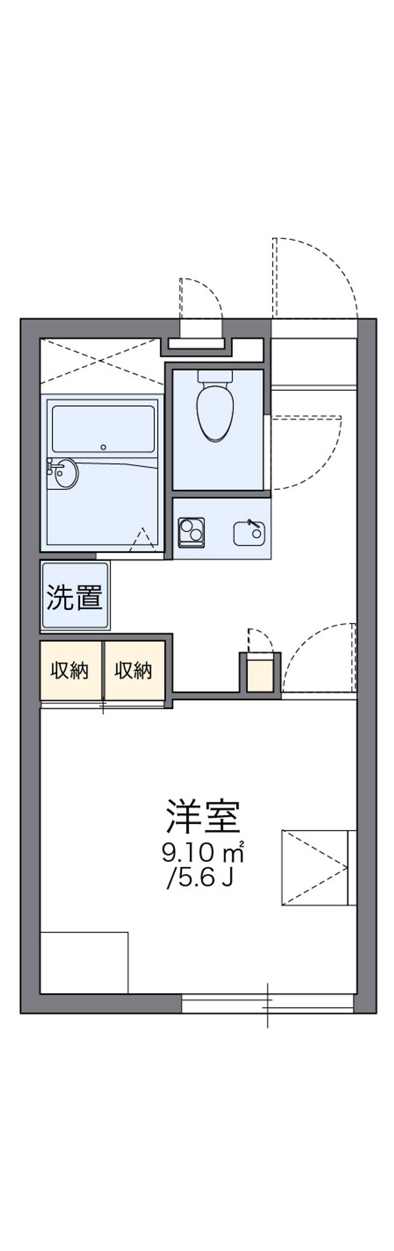 レオパレスホーヤ　Ⅱ 間取図