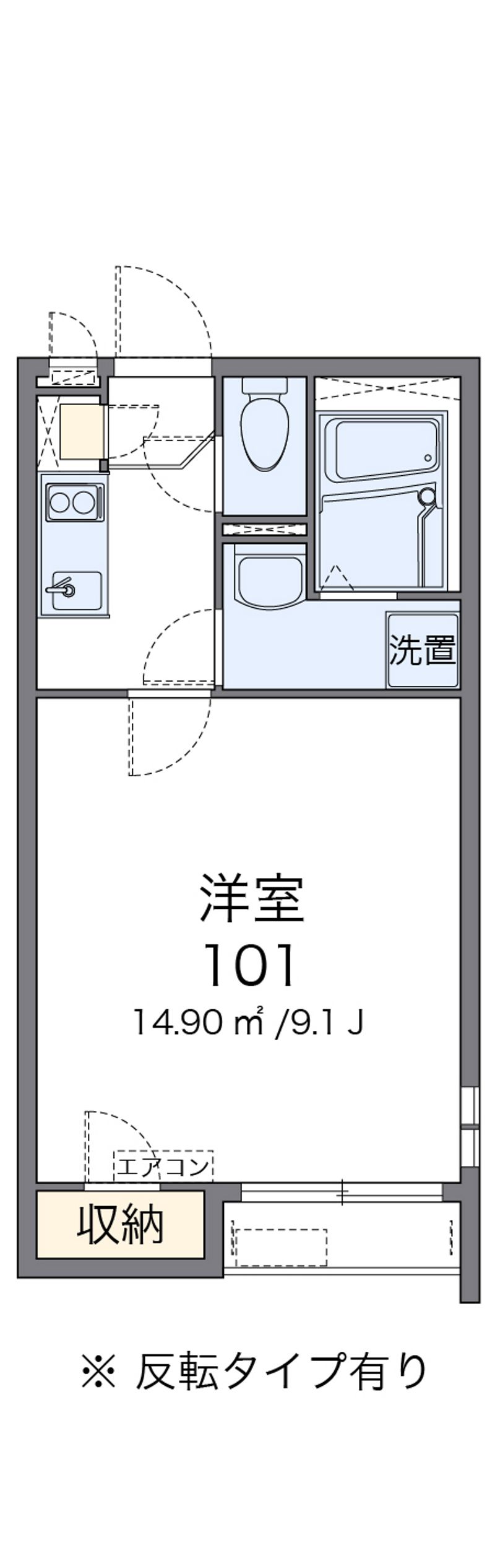 クレイノＳＵＮ　ＦＯＲＥＳＴ 間取図