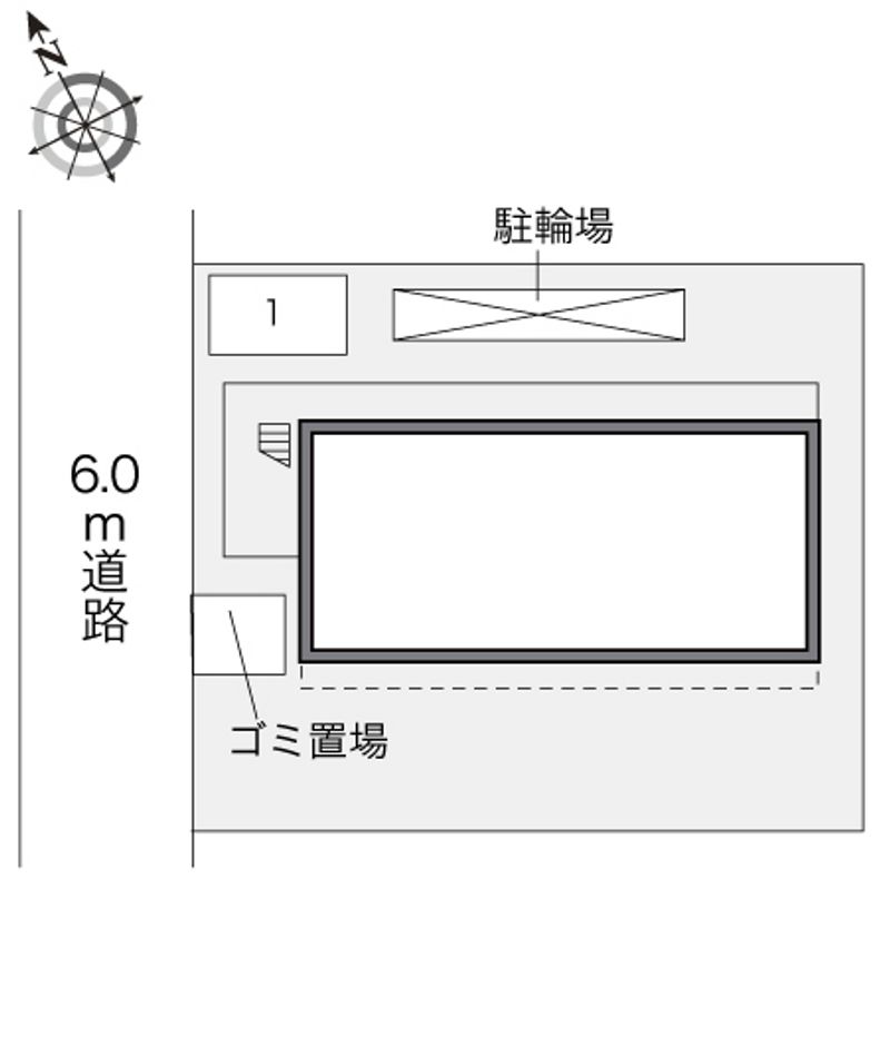 レオパレスヒルズ 配置図