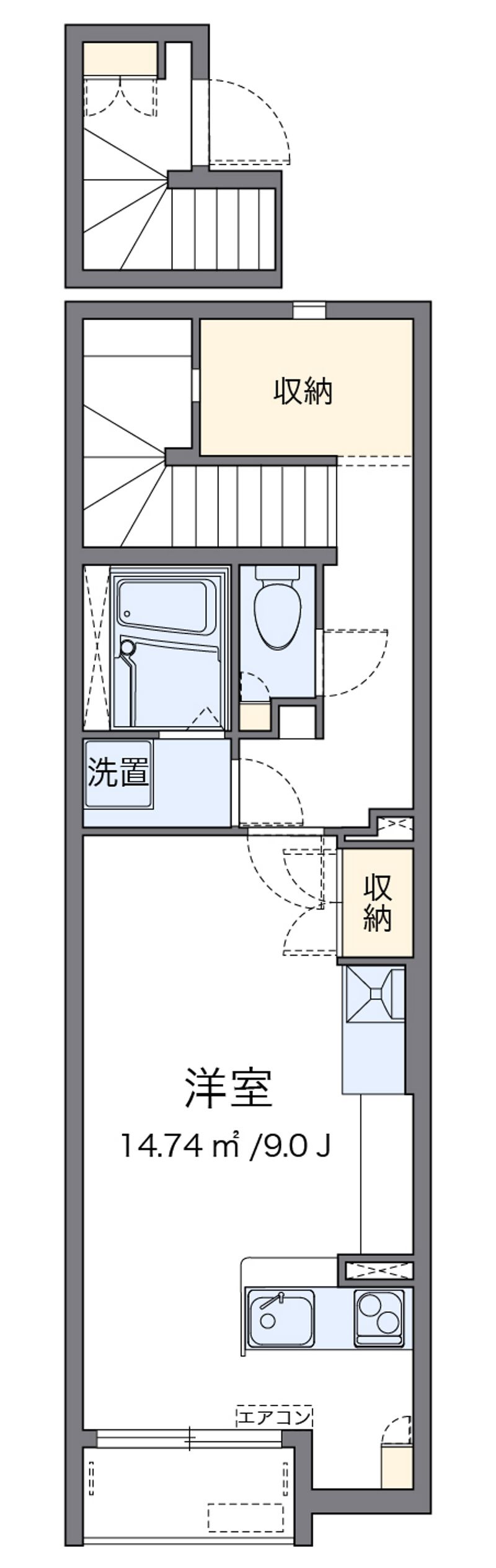 レオネクストポムールⅢ 間取図