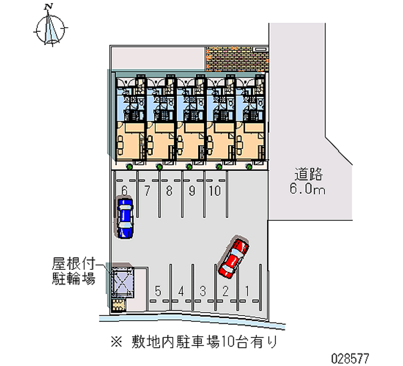 レオパレスＪｕｌｉｅｎⅢ 月極駐車場