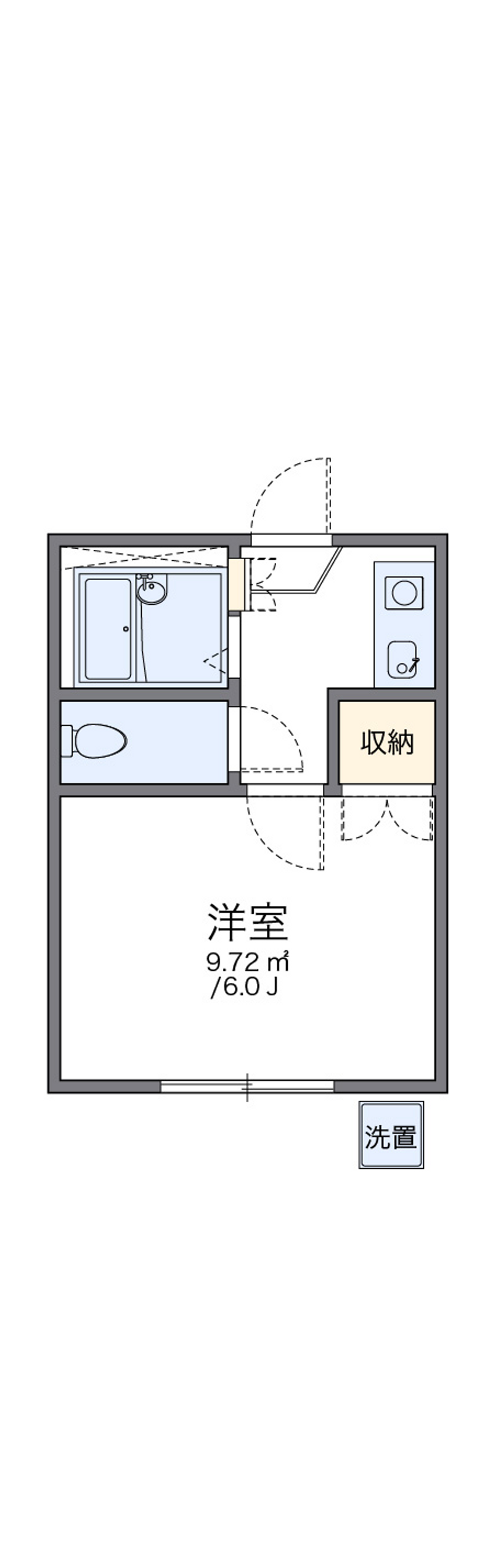 leopalace Nakano Dai7 户型图