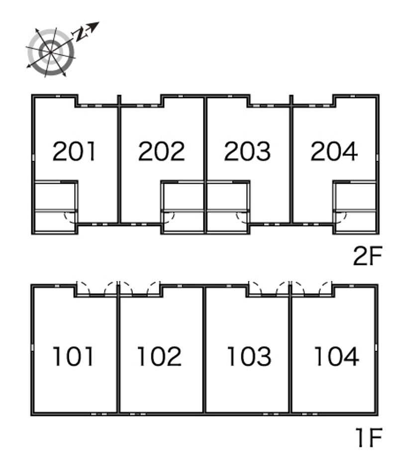 レオネクストプロキオン 間取り配置図