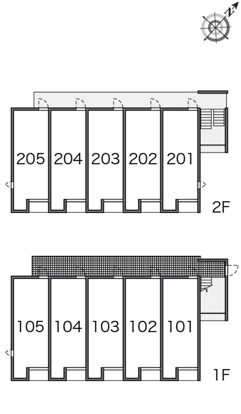 レオネクストエスポワール 間取配置図