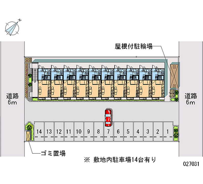 レオパレス下栗 月極駐車場