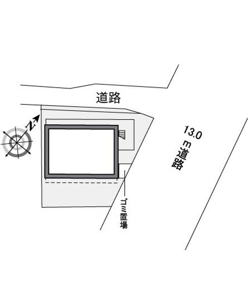 レオパレス穴川 配置図