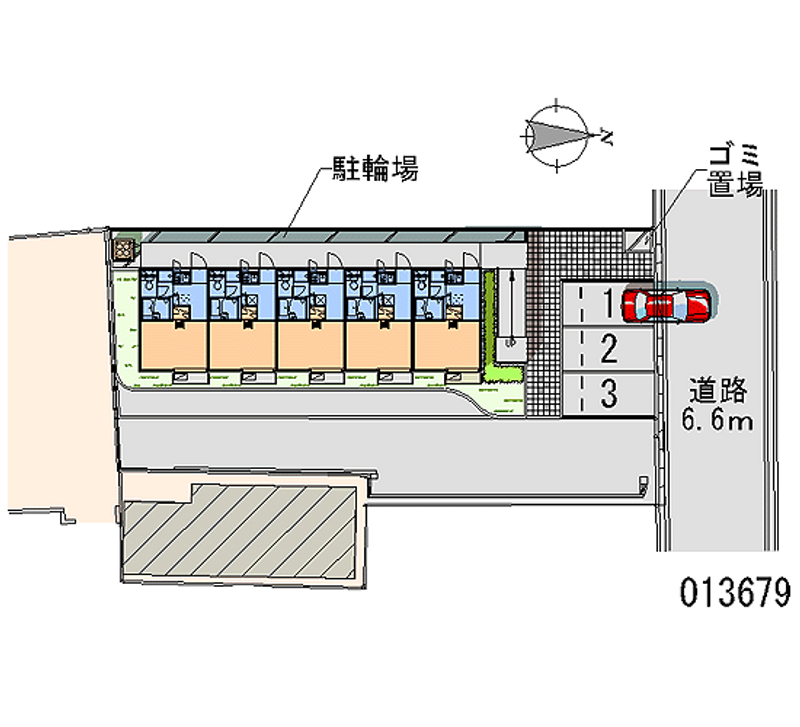 レオパレス友呂岐 月極駐車場