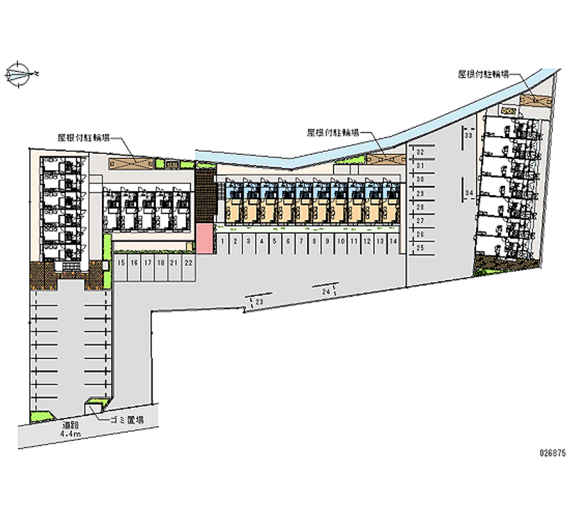 26875 bãi đậu xe hàng tháng