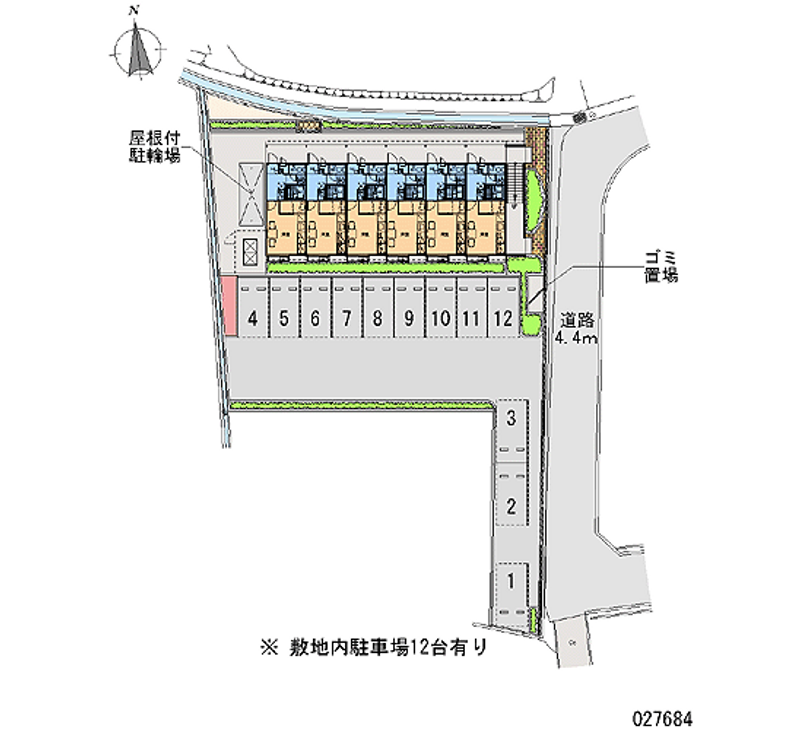 27684月租停車場