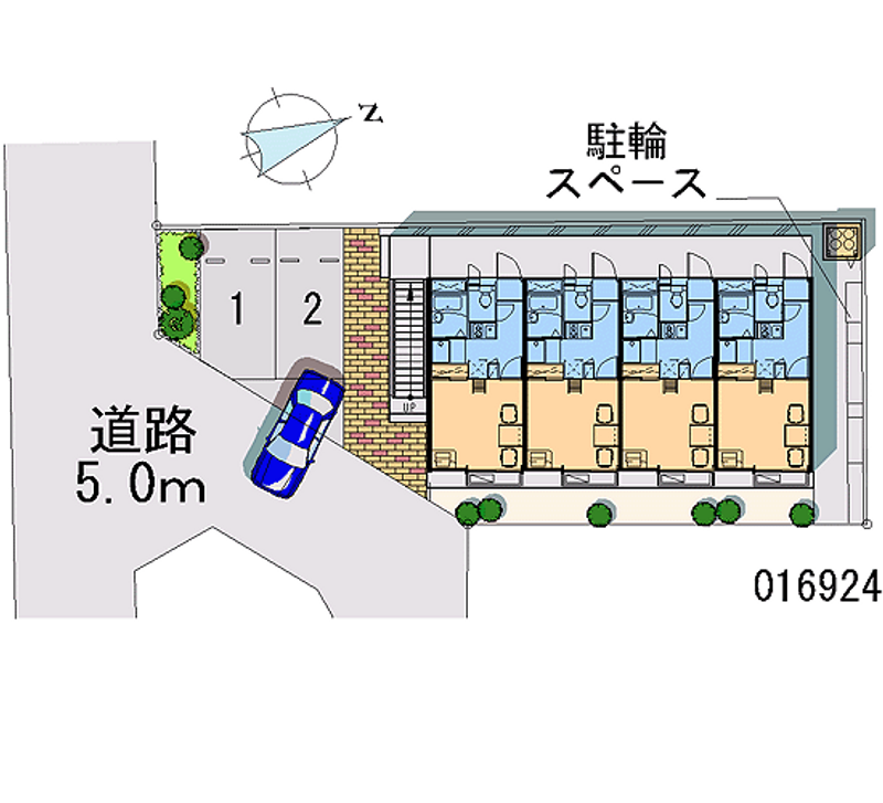 レオパレスカルマード 区画図
