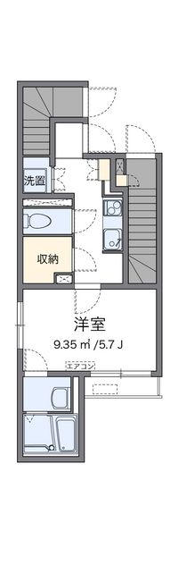 クレイノｋｅｙａｋｉⅡ 間取り図