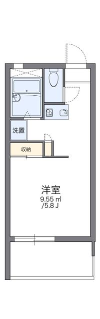 レオパレスツインズ加島弐番館 間取り図