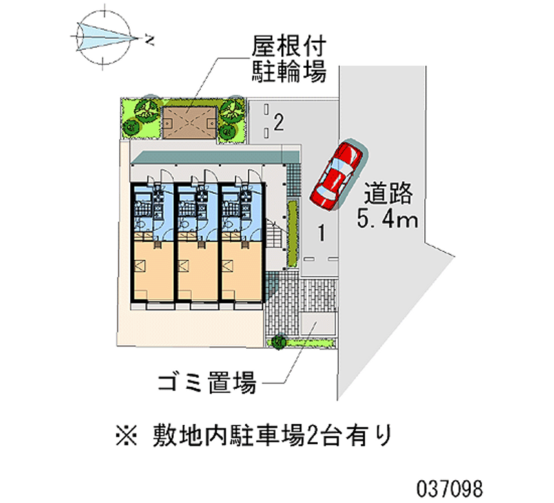 レオパレス光町 区画図