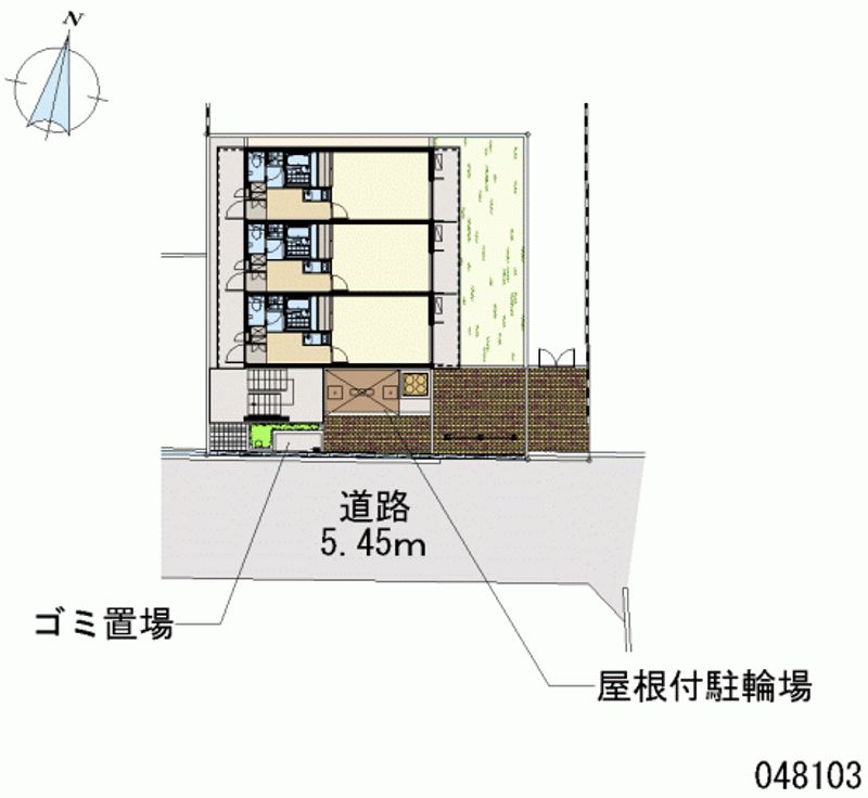 レオネクストカンフリエ三国 区画図