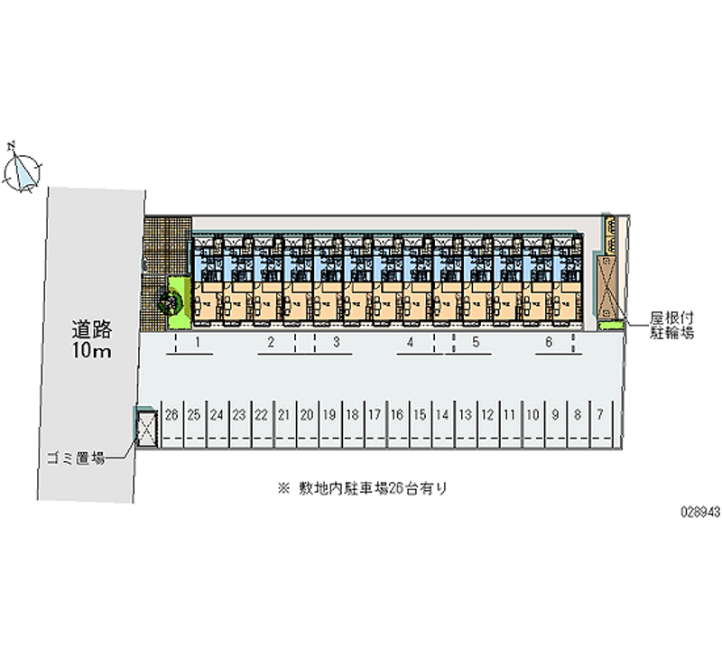 レオパレススカイビレッジ鈴鹿Ⅰ 月極駐車場