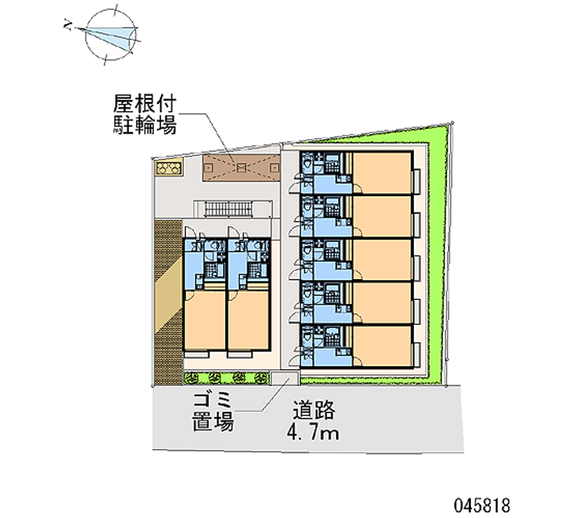 レオネクストめふ 区画図