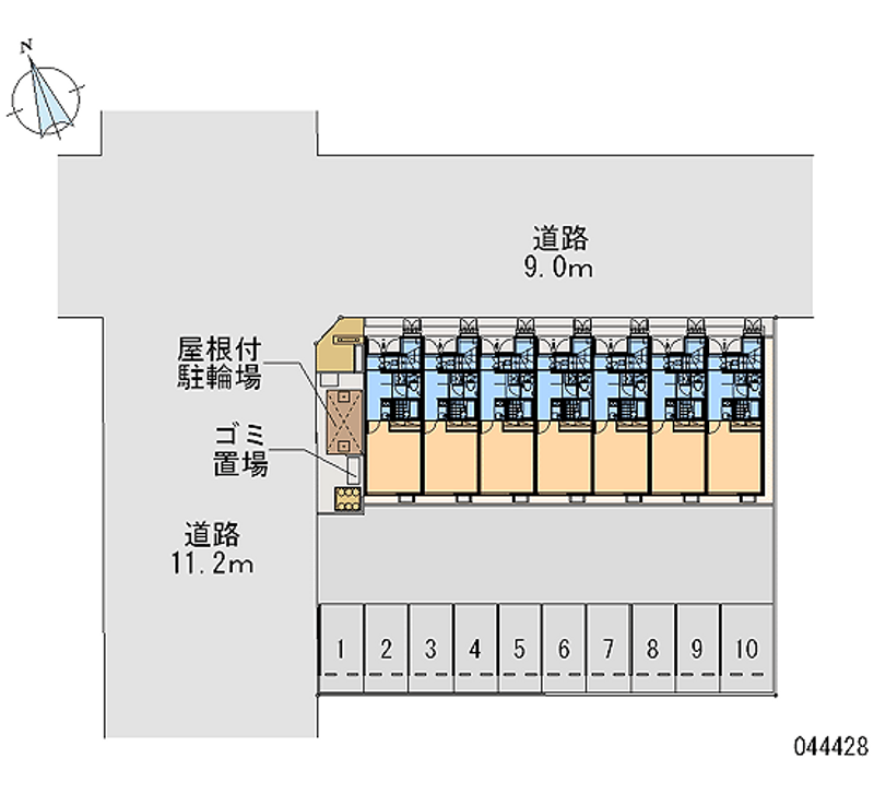 44428 Monthly parking lot