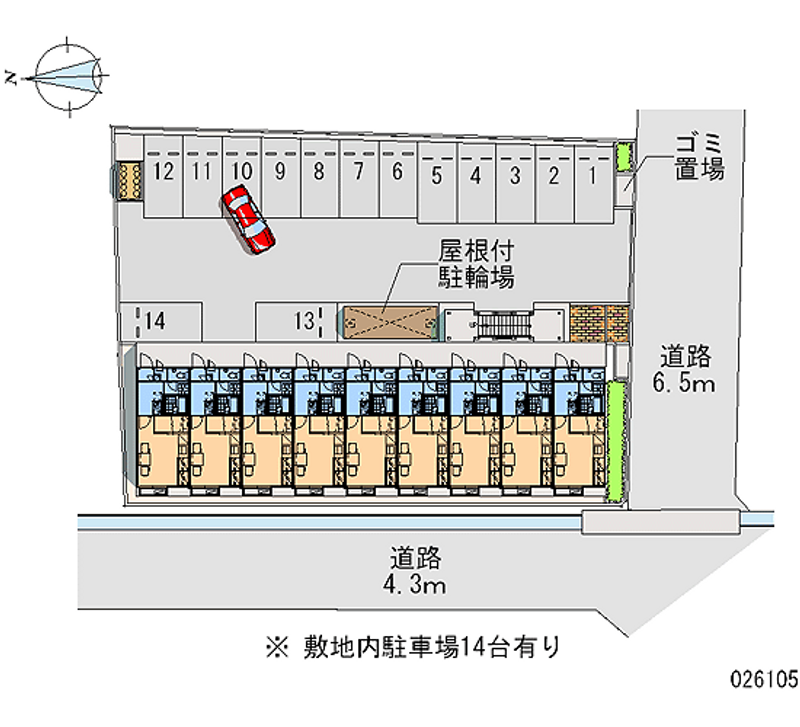 レオパレスマナ 月極駐車場