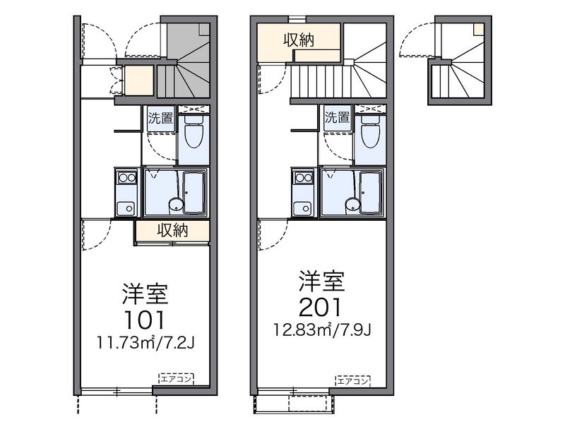 レオネクストオーエス２２ 間取図