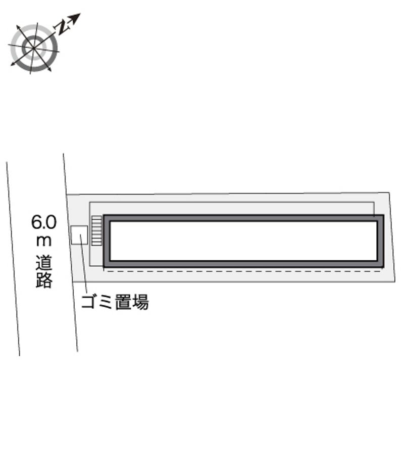 レオパレス南田辺 配置図