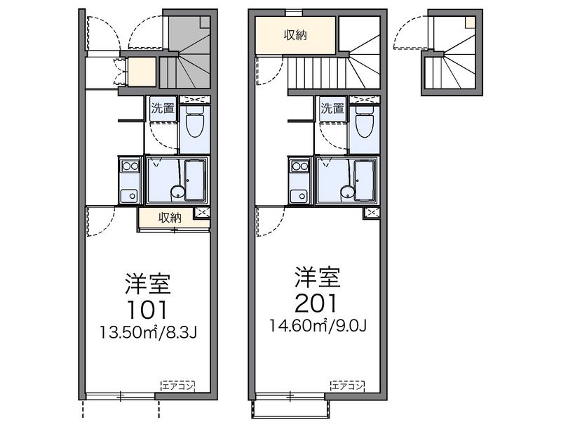 レオネクストエスプリットテラス 間取図