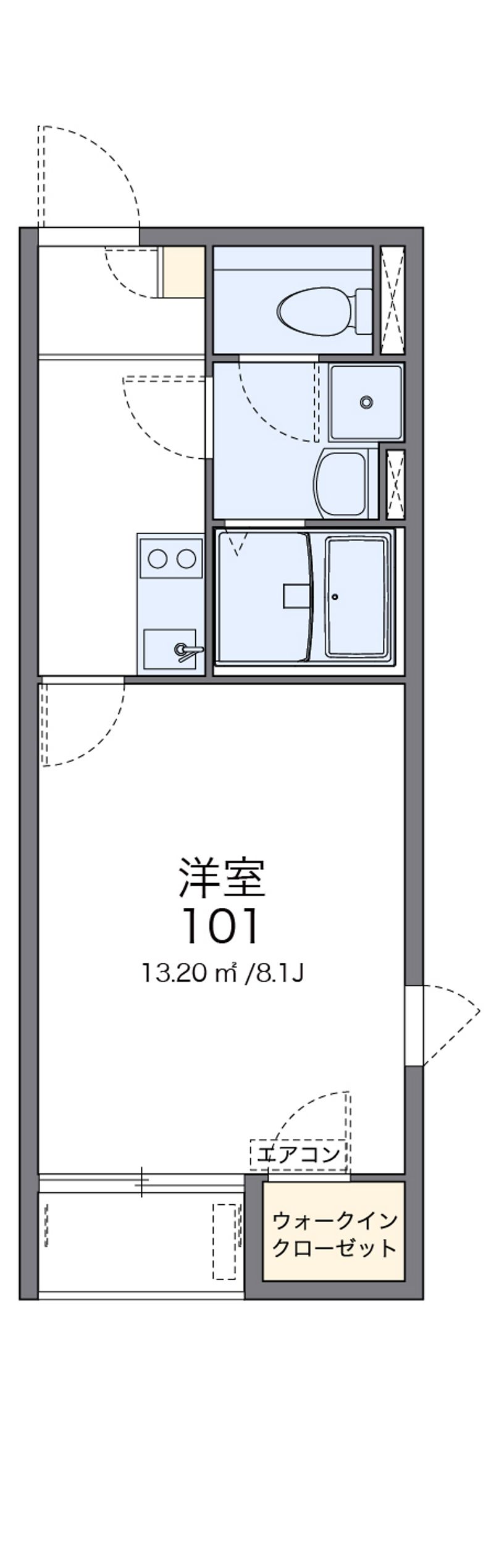 レオネクストブルースカイ 間取図