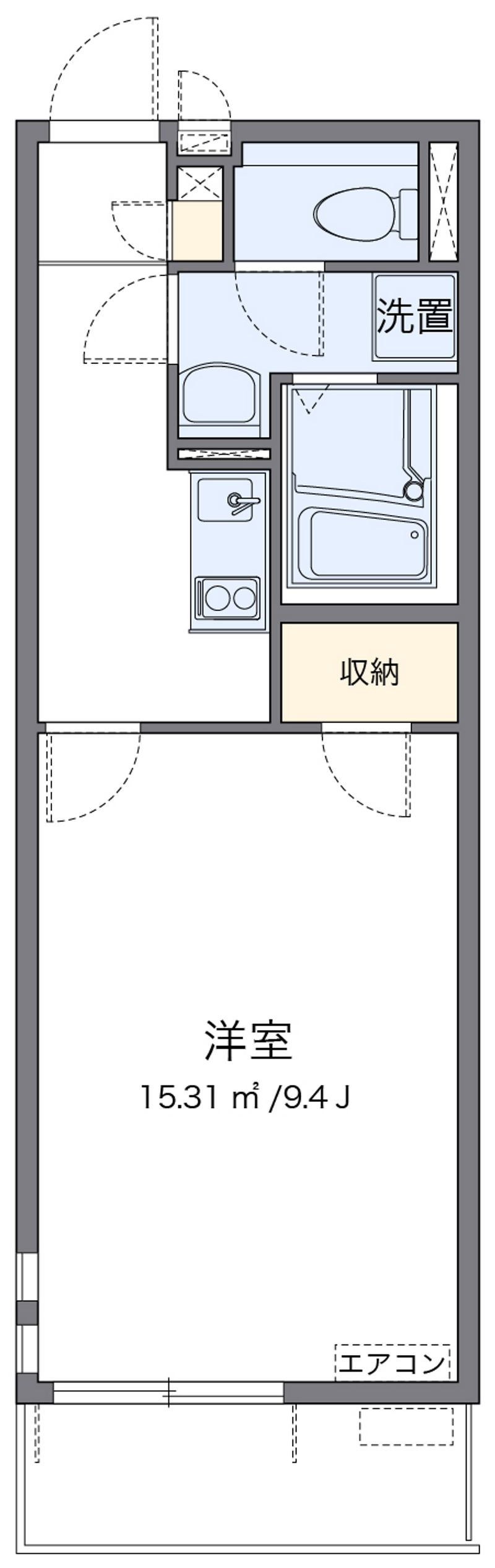 クレイノドミール青梅 間取図